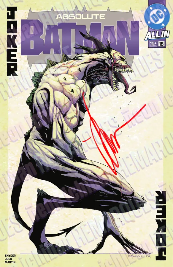 Absolute Batman #15 remarqued by Jock.
